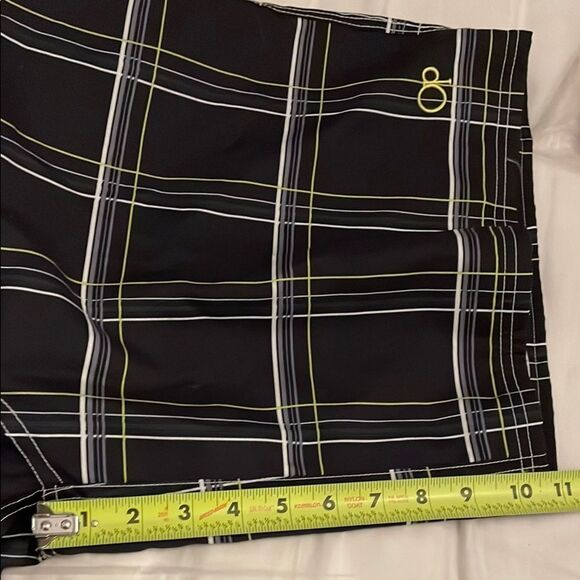 OP Ocean Pacific Black Board Shorts Swim Trunks Mens Size Medium 32-34 Beach - Picture 8 of 12